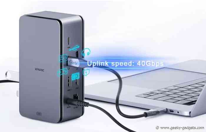 XFANIC 40Gbps USB hub with SSD, DisplayLink and more from $229