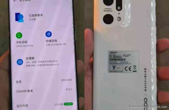 Oppo Find X5 Pro smartphone leaked, features Hasselblad camera