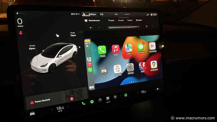 Developer Showcases Apple CarPlay Workaround for Teslas