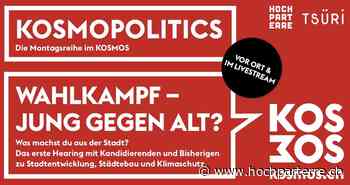 HEUTE: Zürcher Wahlkampf-Abend mit Hochparterre und Tsüri.ch - Hochparterre.ch – News in Architektur, Planung und Design