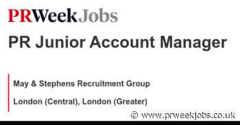 May & Stephens Recruitment Group: PR Junior Account Manager