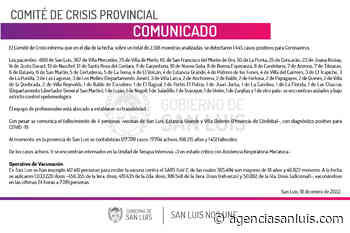 Son 1.445 los casos de Coronavirus registrados este martes - Agencia de Noticias San Luis