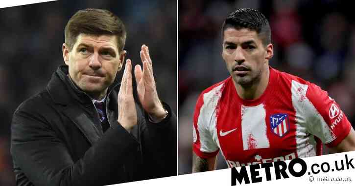 Steven Gerrard holds talks with Luis Suarez over Aston Villa transfer