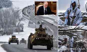 Ukraine facing 'nightmare scenario' as Russian troops mass along border, British defence chiefs warn