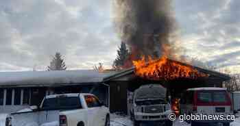 Mother and son hospitalized following devastating fire in Strathcona County