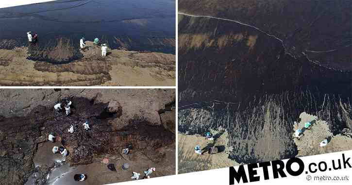 Tonga volcano eruption sparks oil spill in Peru
