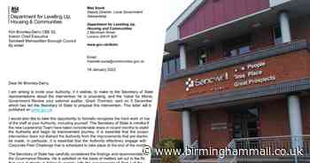 Unprecedented move as Government intervenes in Sandwell council - Birmingham Live