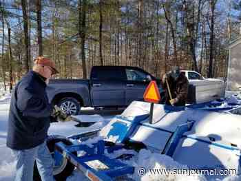 Photos: Jay snowmobile trail groomed - Lewiston Sun Journal - Lewiston Sun Journal