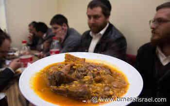 On the cholent-and-kugel trail with tours of the Haredi ’tisch’ - The Times of Israel