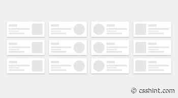 10 HTML CSS skeleton loading