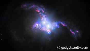 NASA Shares Stunning Rare Image of Two Quasars Merging Together