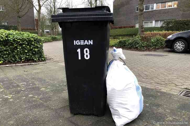 Huisvuilzakken mogen uitzonderlijk nog naast grijze container