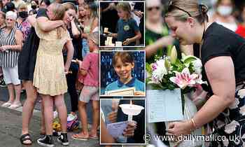 Devastated friends and family hold emotional candlelit vigil for schoolgirl Charlise Mutten