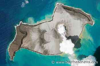 Tsunami waves crash across shore as undersea volcano erupts near Tonga - Barrhead News