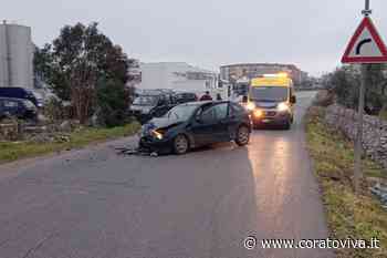 Incidente all'alba nei pressi di via Santa Lucia, due feriti - CoratoViva
