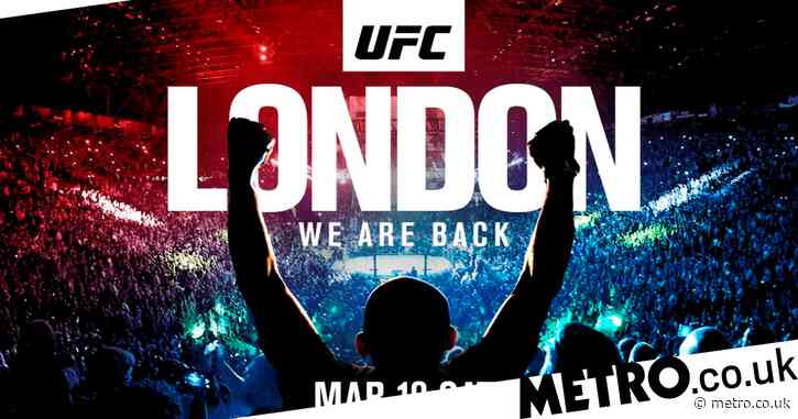 UFC confirms return to London in March for first UK show in three years
