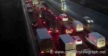 Recap: long M6 delays and lane closure after crash near Coventry - Coventry Live