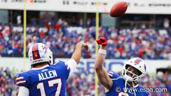 Josh Allen's elaborate handshakes with Bills teammates about more than just having fun