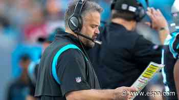Panthers coach Matt Rhule prioritizing NFL experience in search for new OC