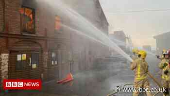 Fire at CJ Wildlife bird food factory in Upton Magna - BBC News