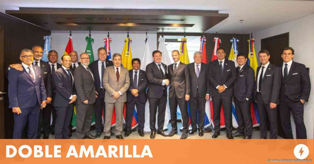 En Asunción, Conmebol y UEFA fortalecieron su alianza: ratificación de Memorandum y trabajo por eventos en conjunto - Doble Amarilla