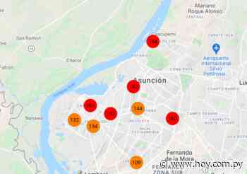 Aire insalubre en varios puntos de Asunción - Hoy