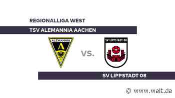 TSV Alemannia Aachen - SV Lippstadt 08: Reißt Aachen das Ruder herum? - Regionalliga West - DIE WELT