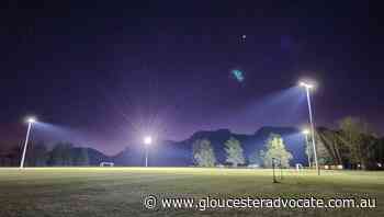 Gloucester Soccer Club lights one of its fields - Gloucester Advocate