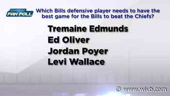 Which Bills defensive player needs to have the best game for the team to beat the Chiefs?