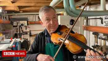 'World first' vegan violin created using berries and pears in Malvern