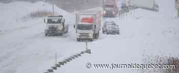 [PHOTOS] Lévis: trois carambolages sur l’autoroute 20