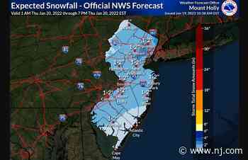 N.J. weather: 1 to 3 inches of snow in forecast for Thursday. Morning commute could be messy. - NJ.com