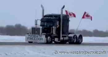 Truck Drivers Become Biden and Trudeau's Worst Nightmare, Disrupt US-Canada Border to Protest Vax Mandate