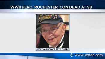 WWII hero, Rochester icon 'Harmonica Pete' DuPre passes peacefully at 98