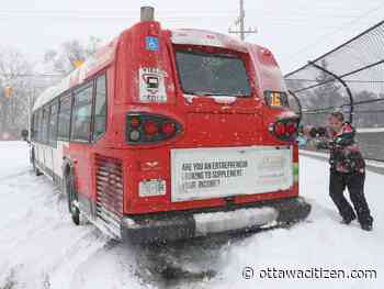 Some bus drivers stuck in disabled vehicles for eight-plus hours during blizzard: OC Transpo union