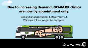 Vax clinic Grimsby Saturday/Sunday, Beamsville Sunday - wn3.ca