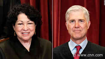 Sotomayor and Gorsuch say they are 'warm colleagues and friends' amid masking dustup