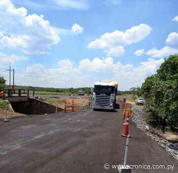 Ruta PY01: habilitan camino auxiliar en zona de Caapucú por arreglo de puente - Crónica.com.py