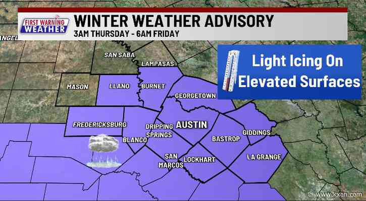 LIVE: Winter Weather Advisory begins overnight as winter storm approaches