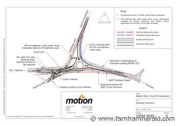 Church Crookham roundabout works to cause months of traffic disruption - Farnham Herald