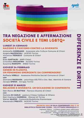 “TRA NEGAZIONE E AFFERMAZIONE. A CHIERI UNA RASSEGNA SU SOCIETÀ CIVILE E TEMI LGBTQ+” - CentoTorri