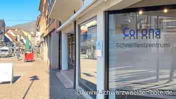Corona in Schramberg - Neues Testzentrum in Fußgängerzone in Betrieb – bald auch PCR-Tests? - Schwarzwälder Bote