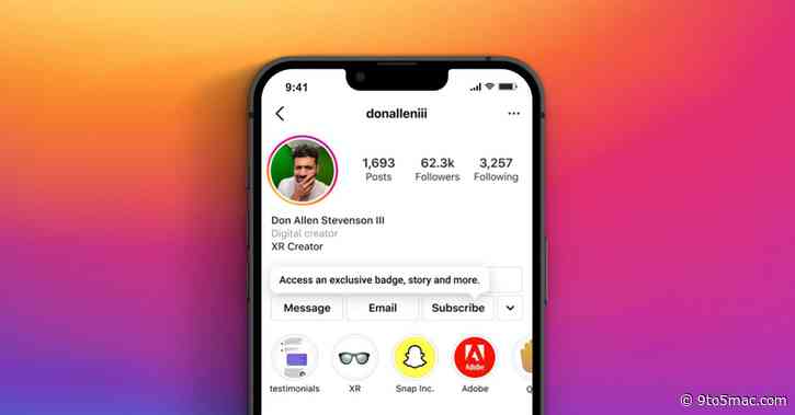 Instagram testing paid subscriptions feature for creators using in-app purchases