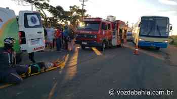 Vitoria da Conquista: Sete pessoas ficam feridas após acidente em rodovia veículo capotou na pista - Voz da Bahia