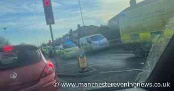 Salford road shut after driver suffers 'medical episode' at the wheel - Manchester Evening News