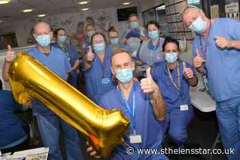 NHS staff celebrate one year anniversary of Mass Vaccination Centre in St Helens - St Helens Star