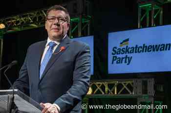 Saskatchewan Premier Scott Moe says province preparing to submit another carbon pricing plan to Ottawa - The Globe and Mail