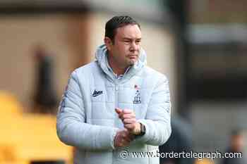Martin Scott has qualities to be manager says Derek Adams - Border Telegraph