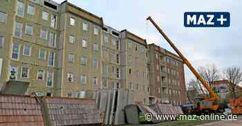 Luckenwalde: Abriss am Plattenbaugebiet Burg hat begonnen - Märkische Allgemeine Zeitung