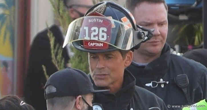 Rob Lowe Suits Up In His Firefighter Gear to Film '9-1-1: Lone Star'